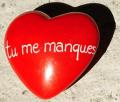 80361 Hearts "tu me manques"